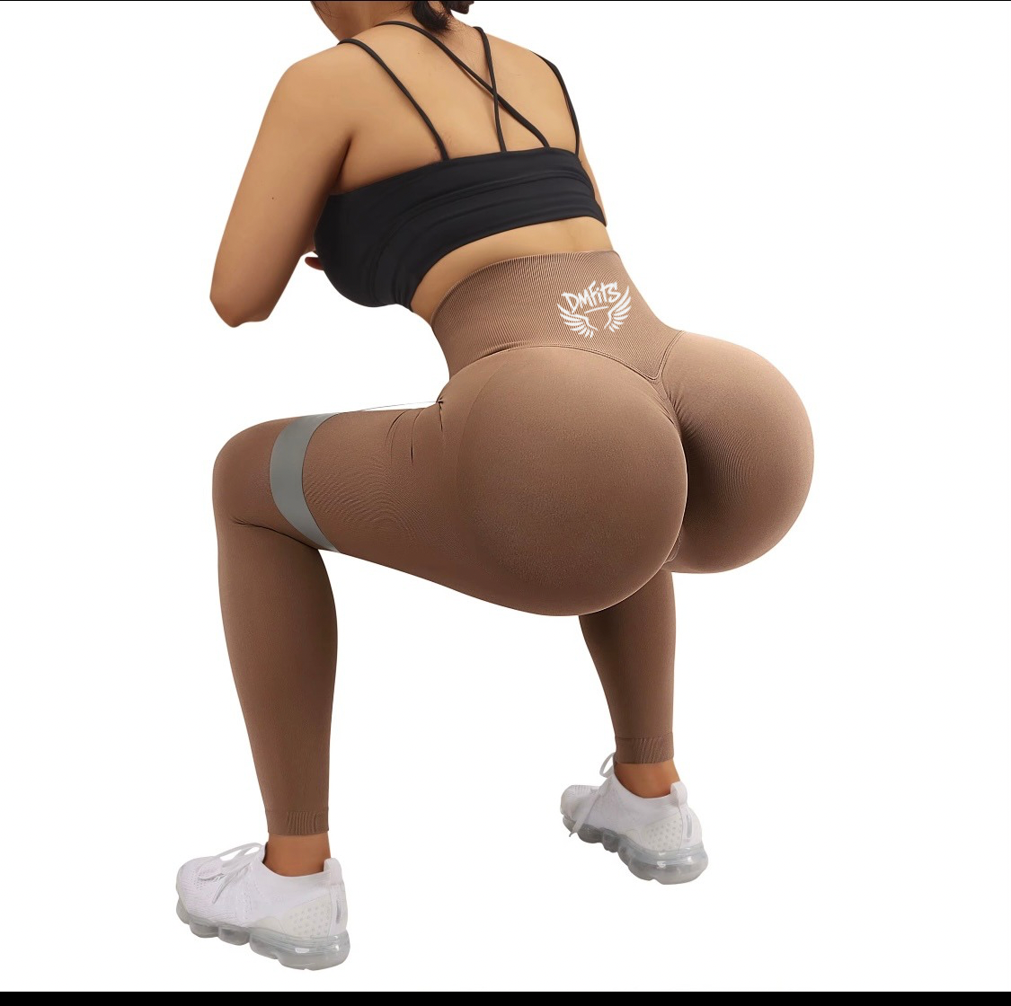 Dmfits high waisted stretchy butts lifting leggings for gym and or outdoor activities